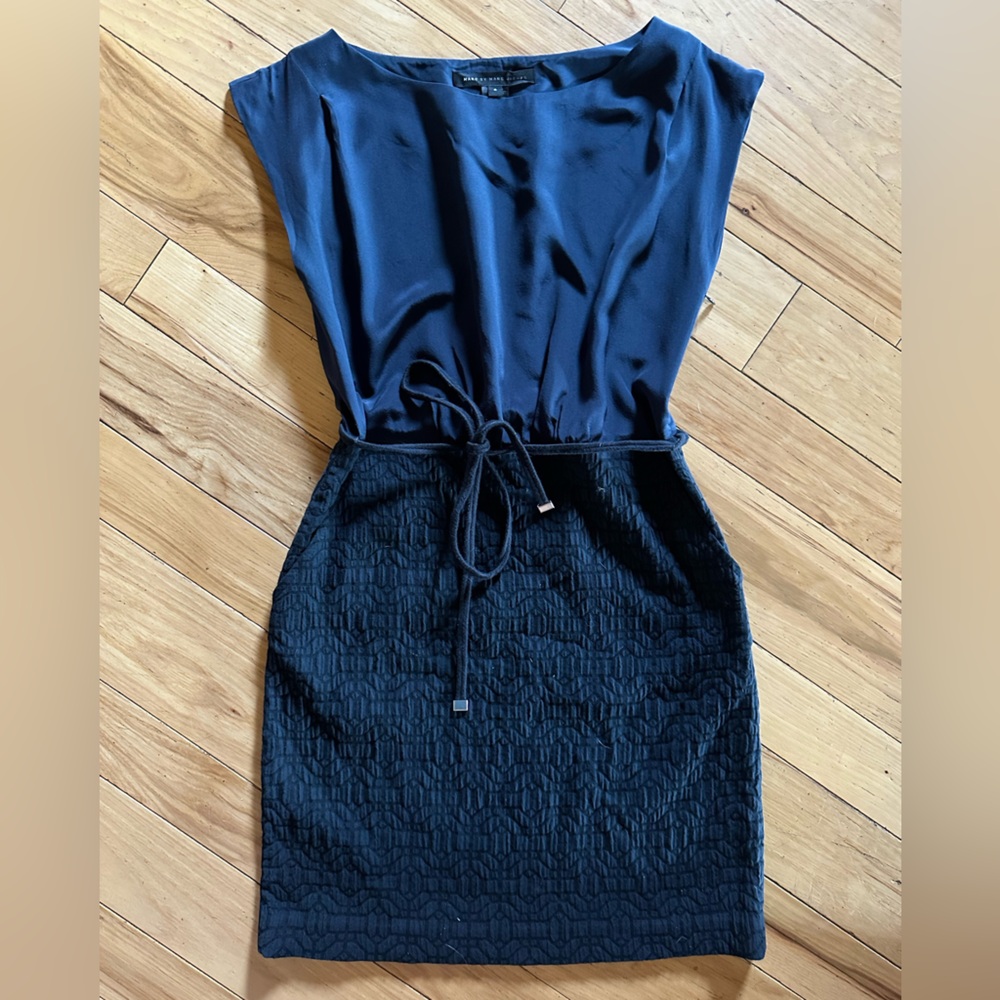 Marc By Marc Jacobs Casual Navy Blue Sheath Mini